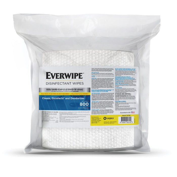 EverWipes, 800 Count, EPA #1839-190-88331