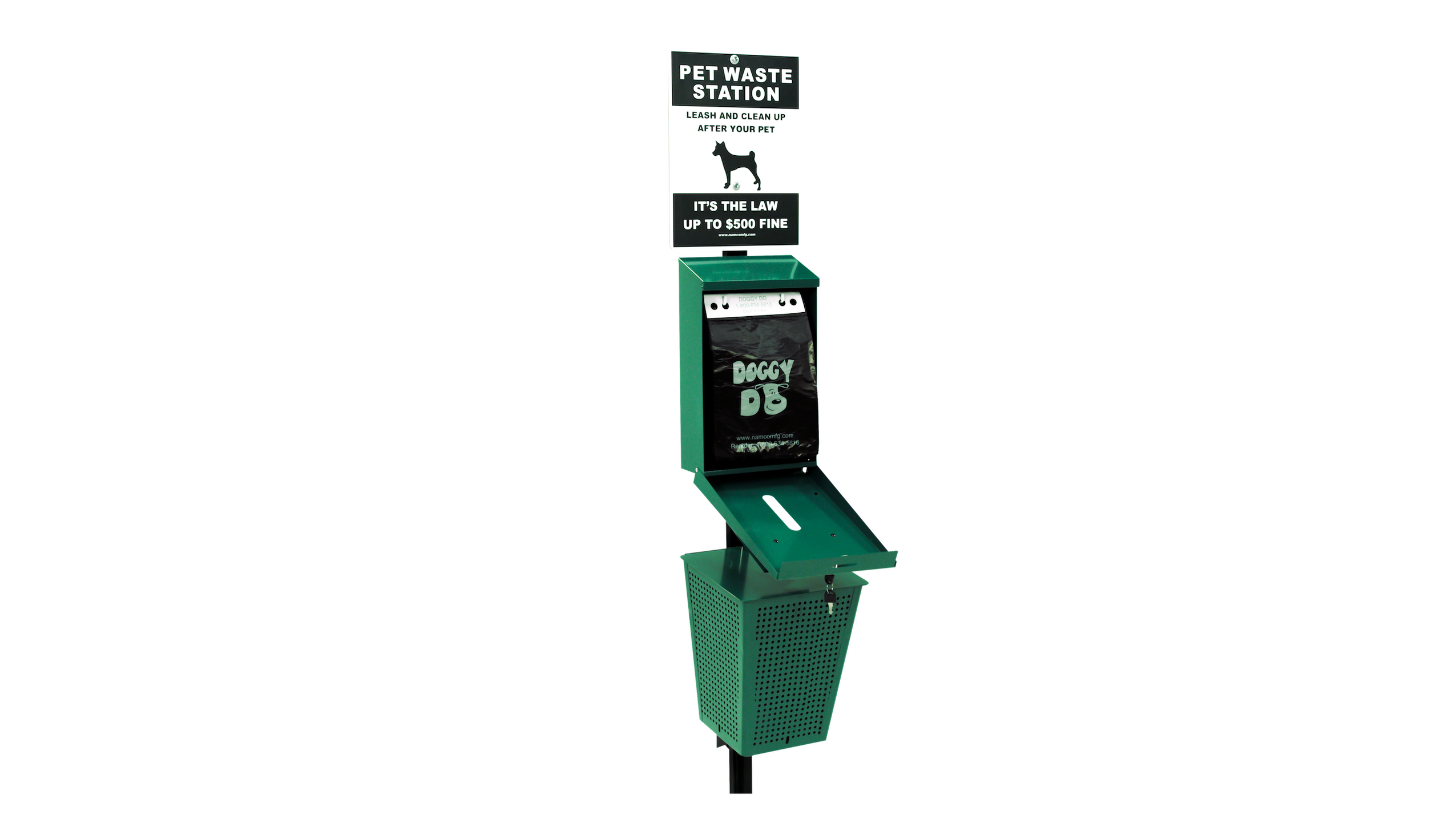 Pet Waste Station Without Pole Bundle - Namco Manufacturing