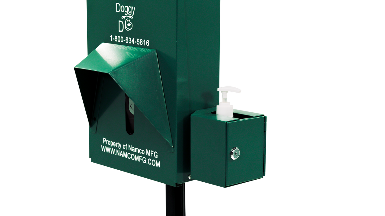 Sanitizer/Soap Dispenser for Pet Waste Station