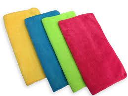 Microfiber Cloth Rags, 12 Ea/Pk