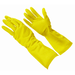 yellow rubber gloves